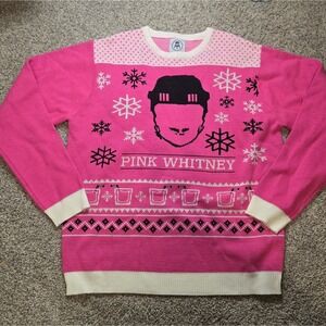 Barstool Sports Pink Whitney Vodka Ugly Christmas Sweater Size XL Pullover